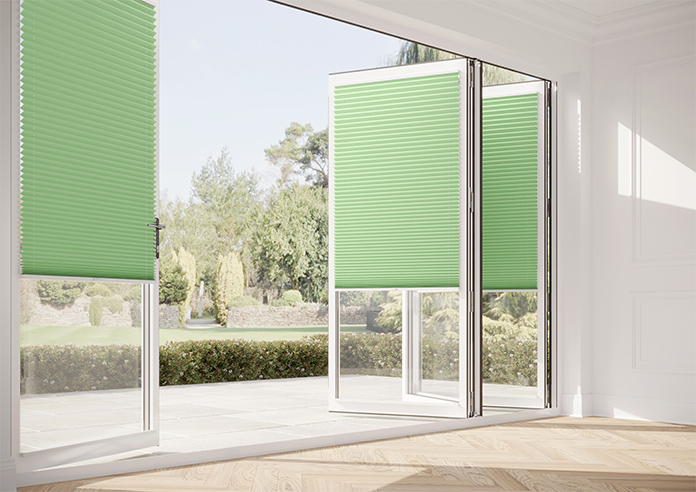 Solaris, Limeade - Stick Fit Pleated Blind - Image 12